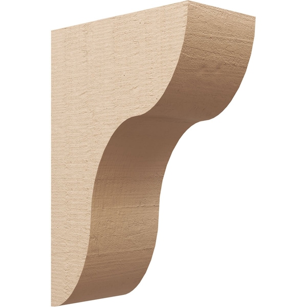 Ekena Millwork 11"W x 22"D x 33"H Classic Carmel Rough Cedar Woodgrain TimberThane Corbel, Primed Tan CORUR11X22X33CARRCPR - main
